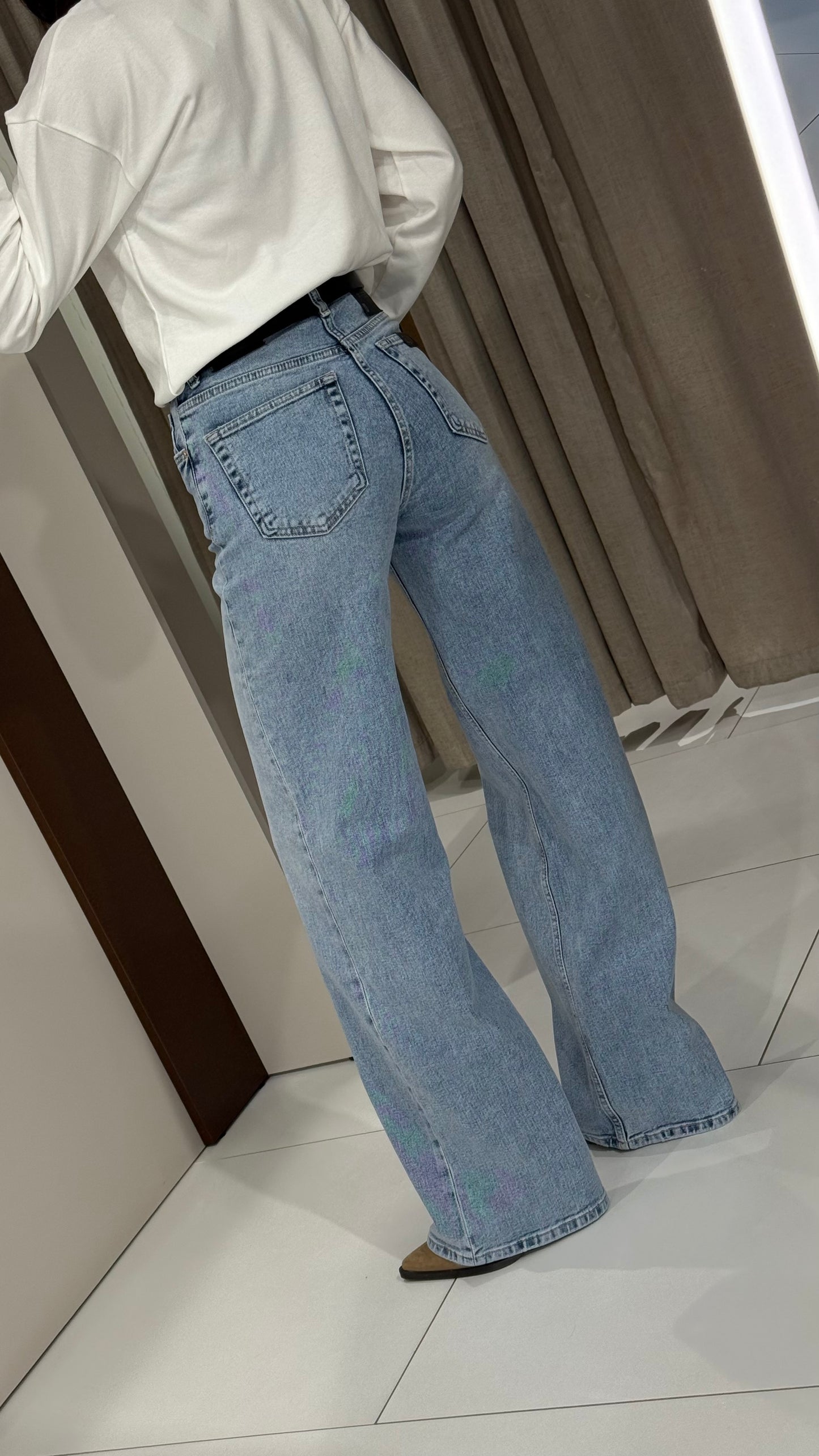 Джинси блакитні wide leg