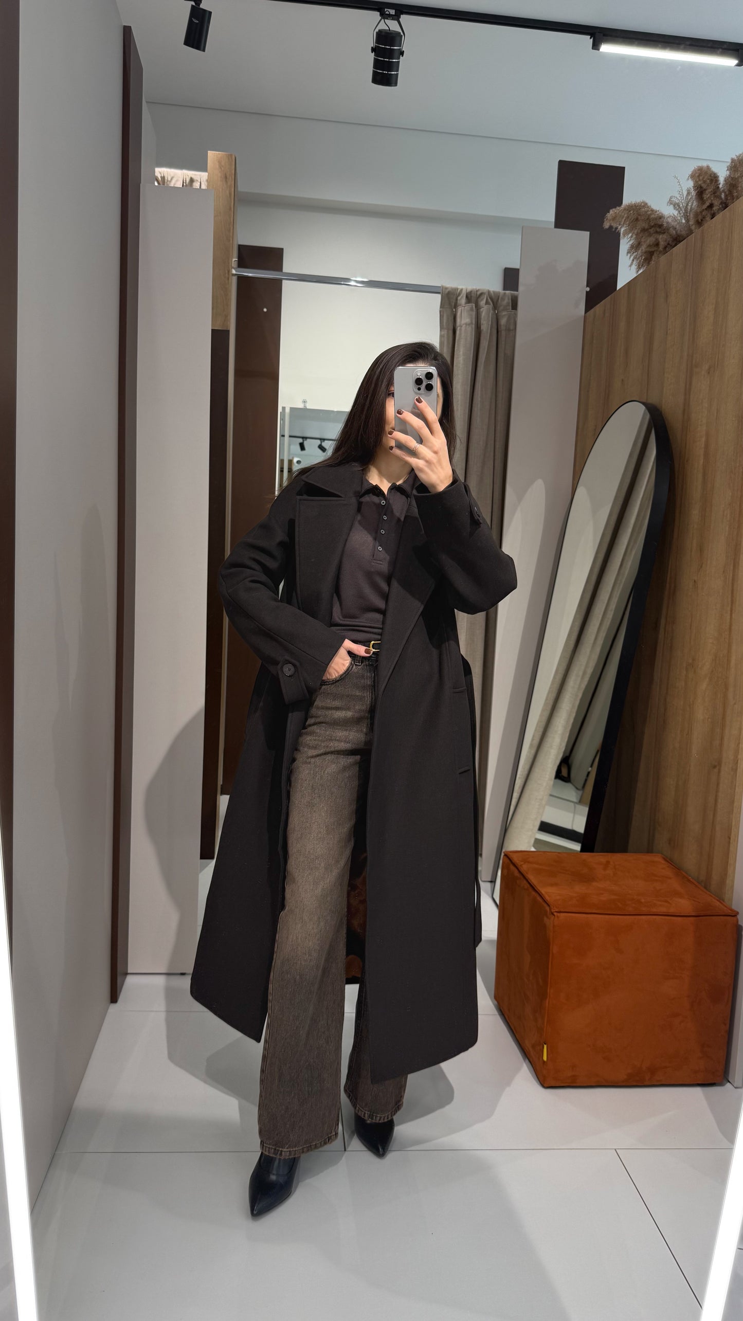 Пальто на запах з кашеміру