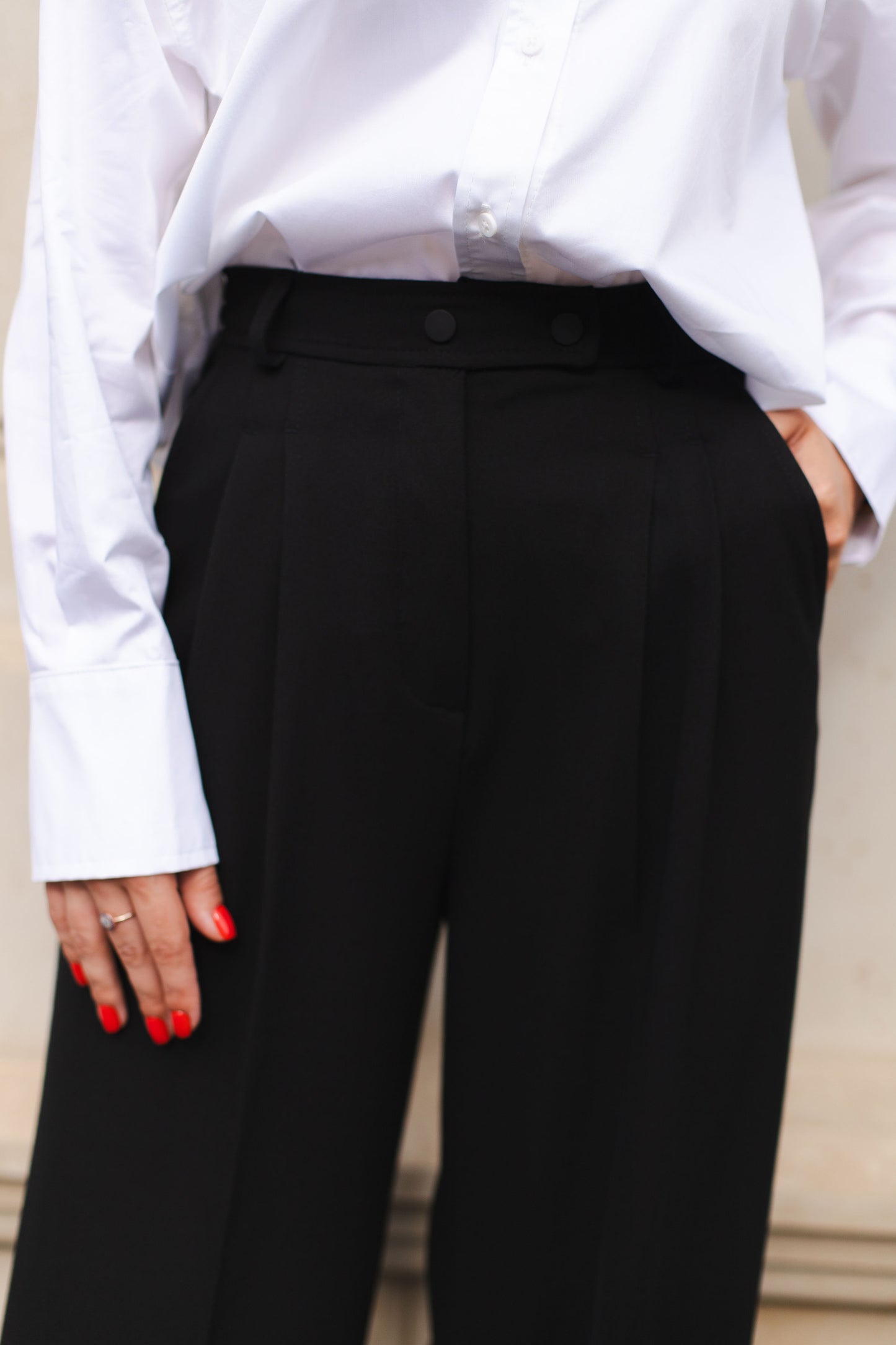 Штани палацо з костюмки