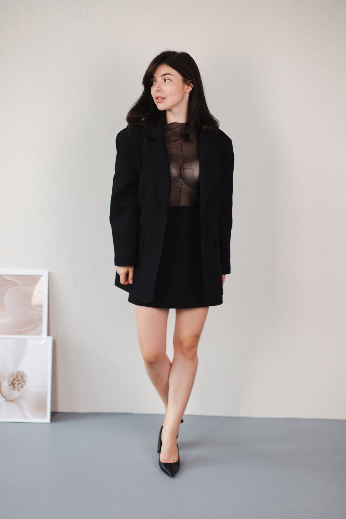 Спідниця міні чорна