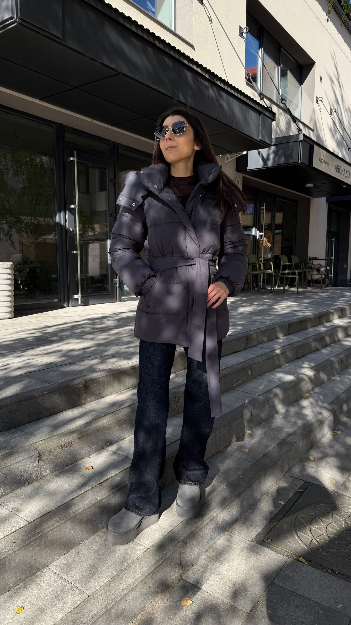 Джинси прямі темно-сині