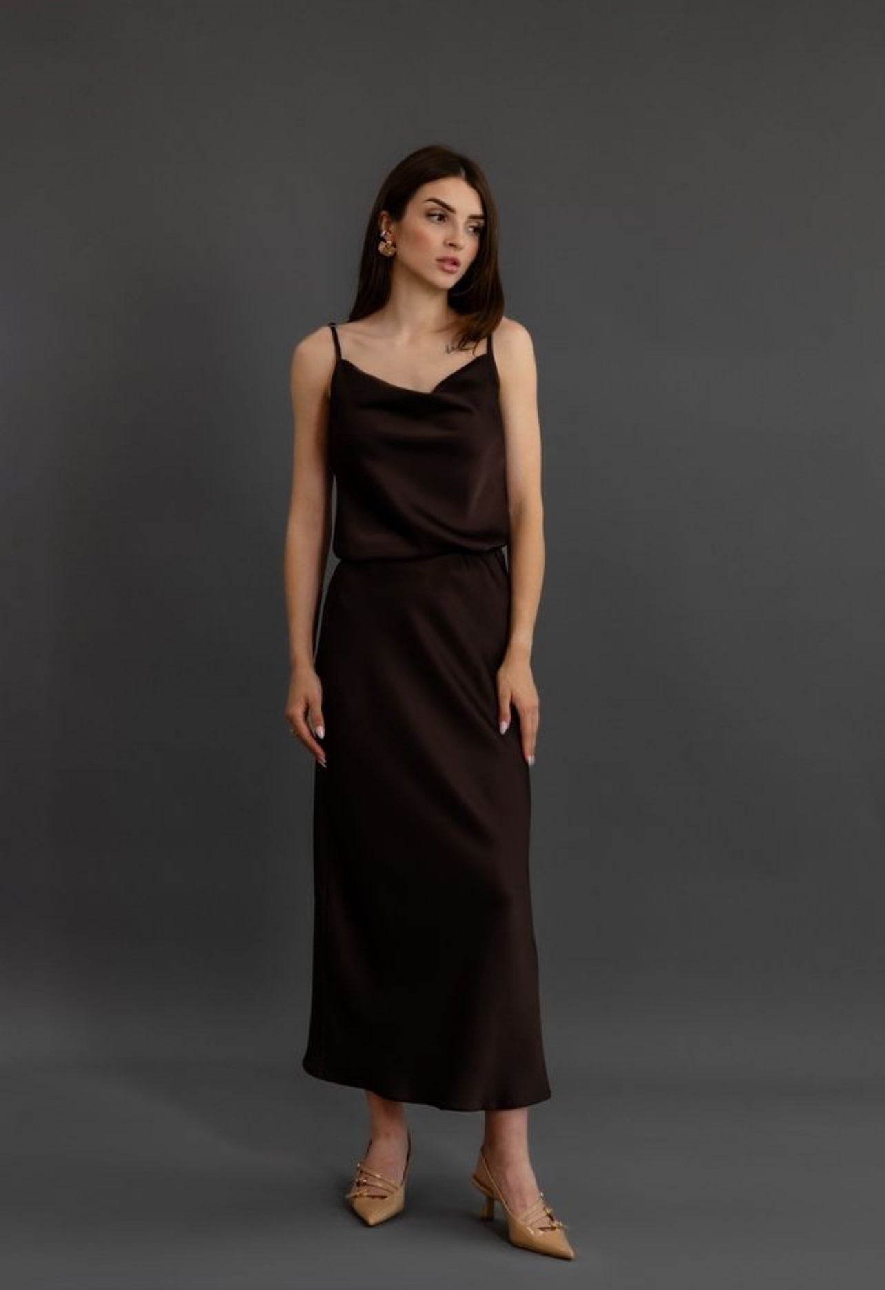 Сатинова спідниця