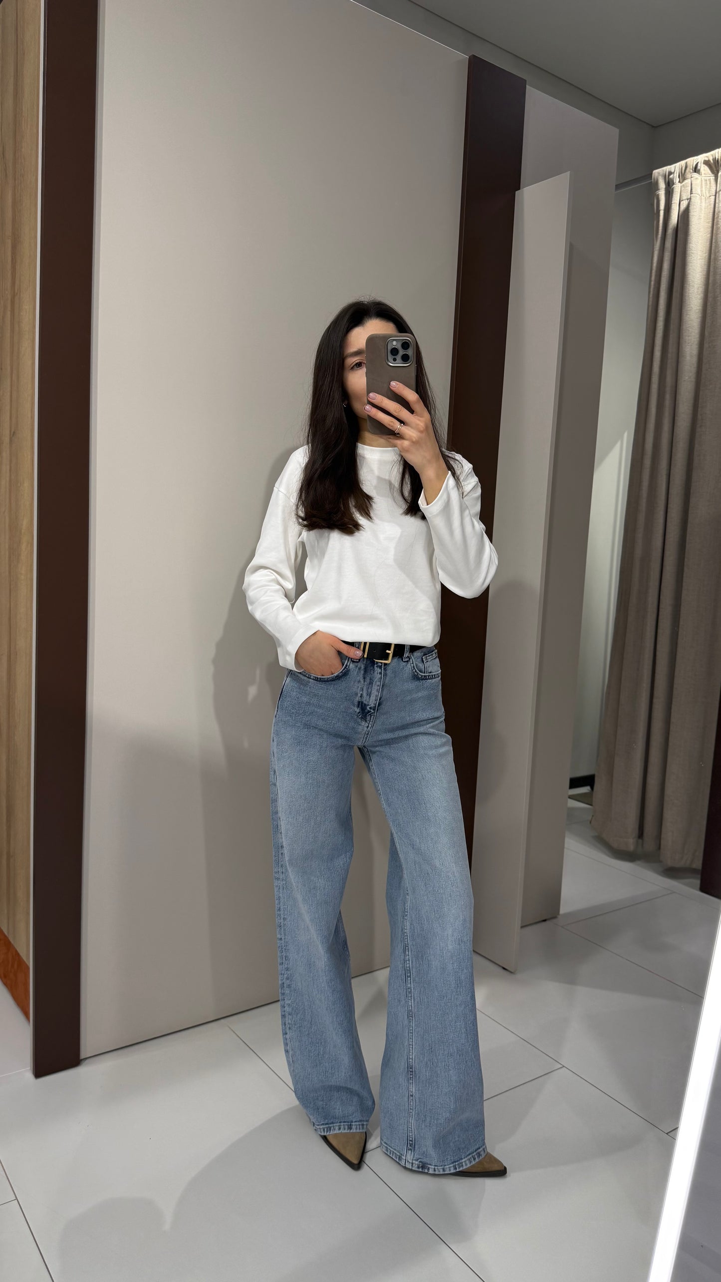 Джинси блакитні wide leg