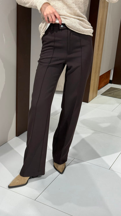 Штани прямі з щільної тканини