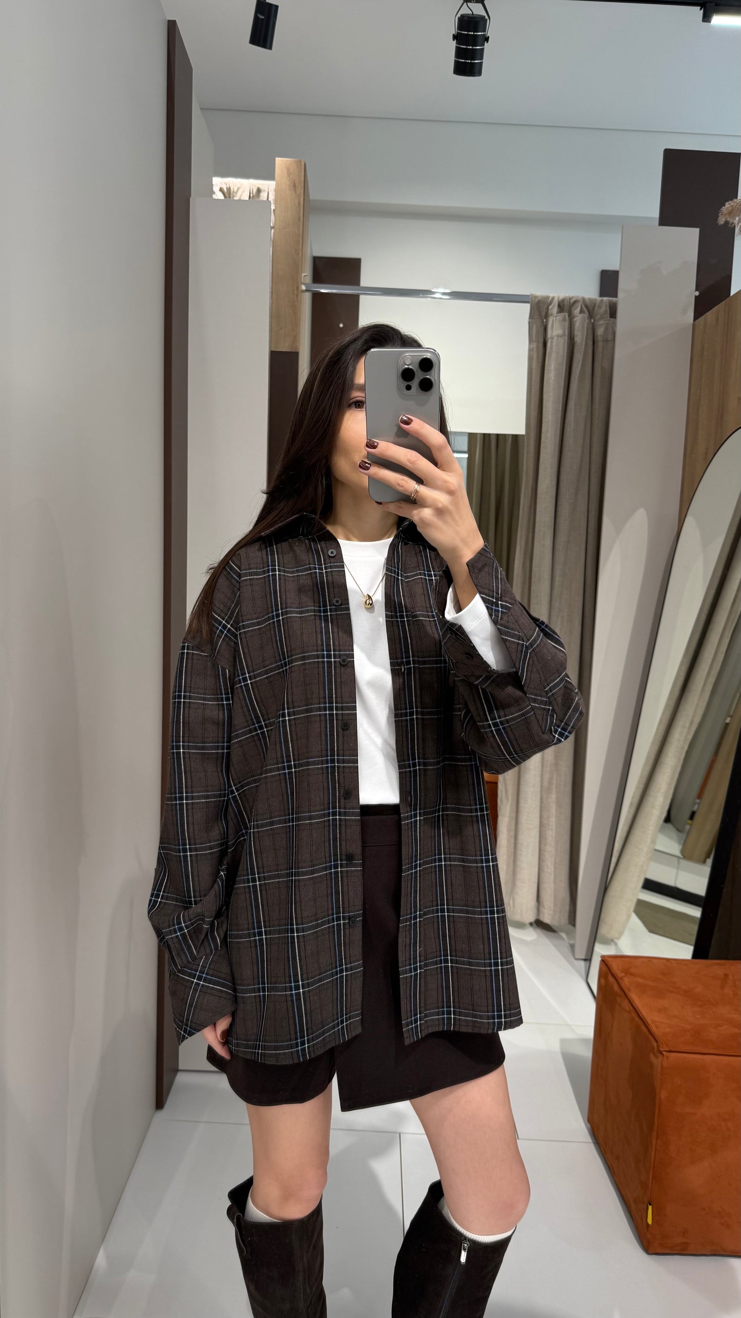 Сорочка в клітинку