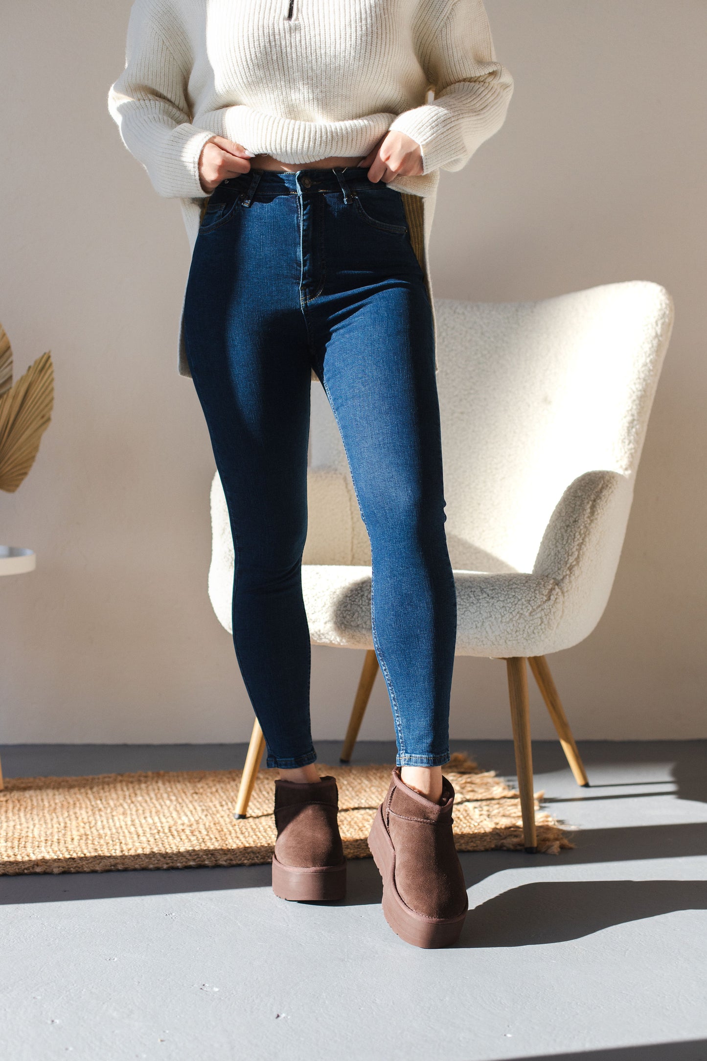 Джинси skinny сині