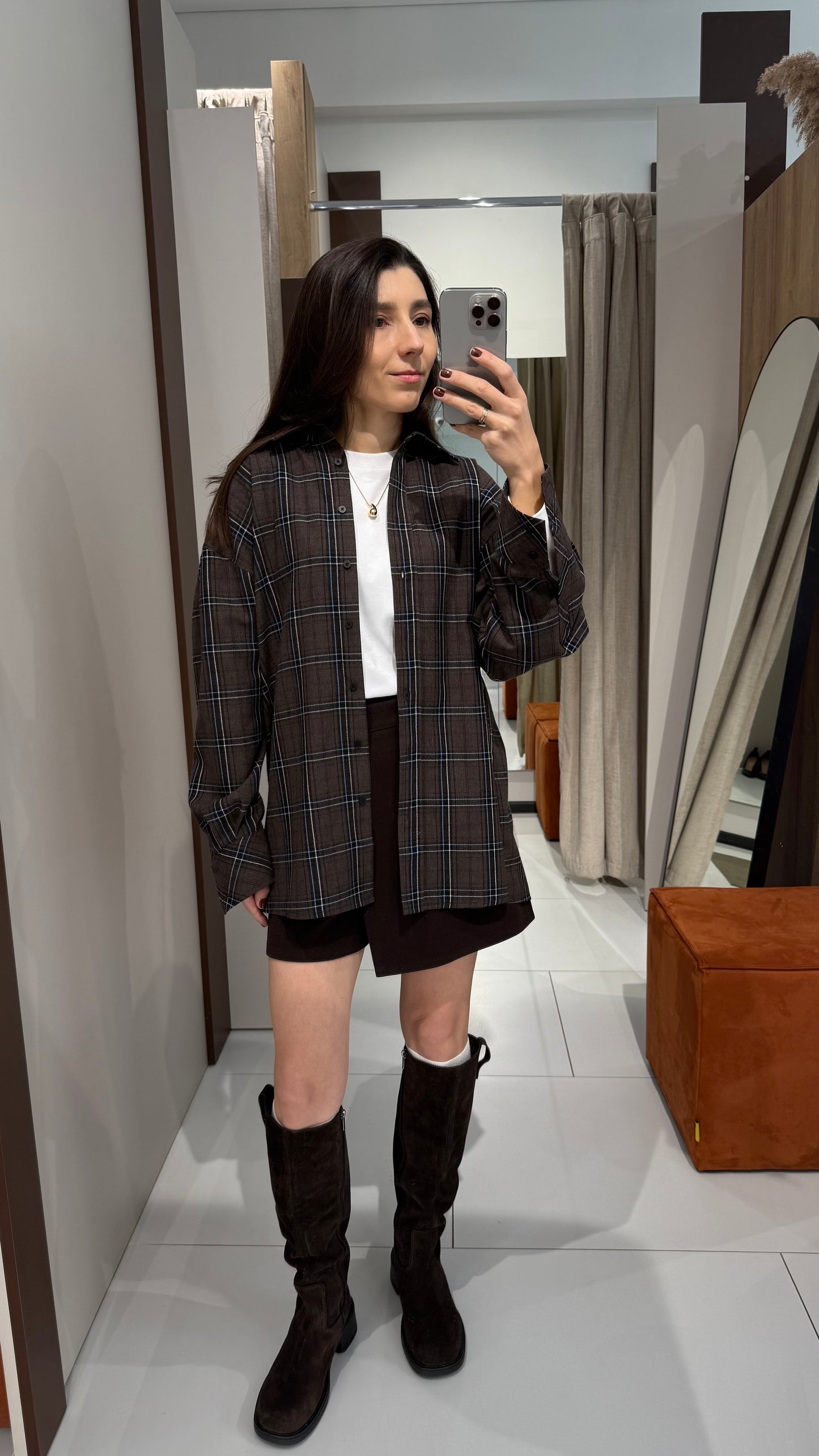 Сорочка в клітинку