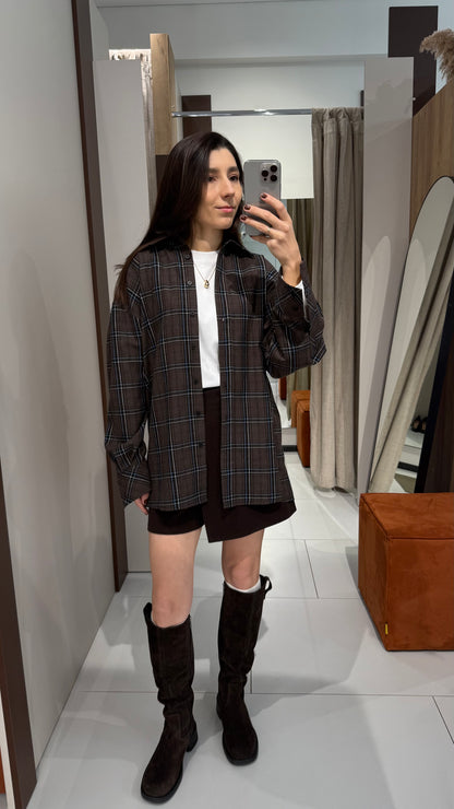 Сорочка в клітинку