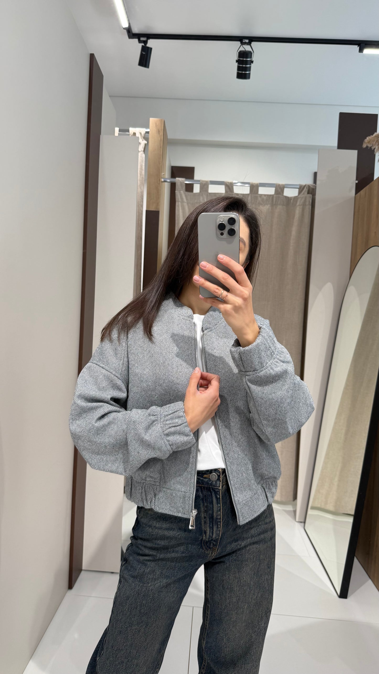 Бомбер з кашеміру