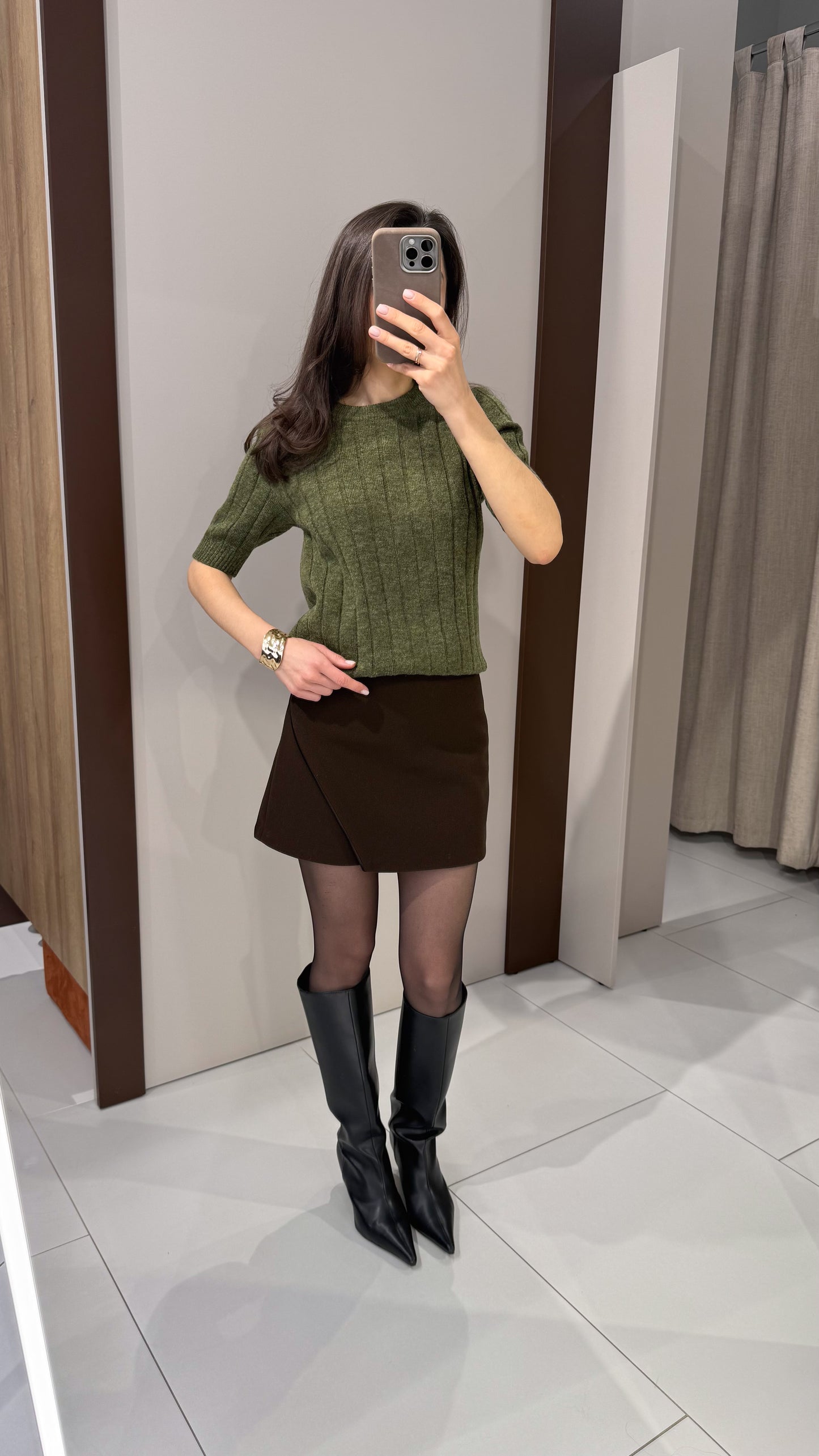 Спідниця-шорти з кашеміру