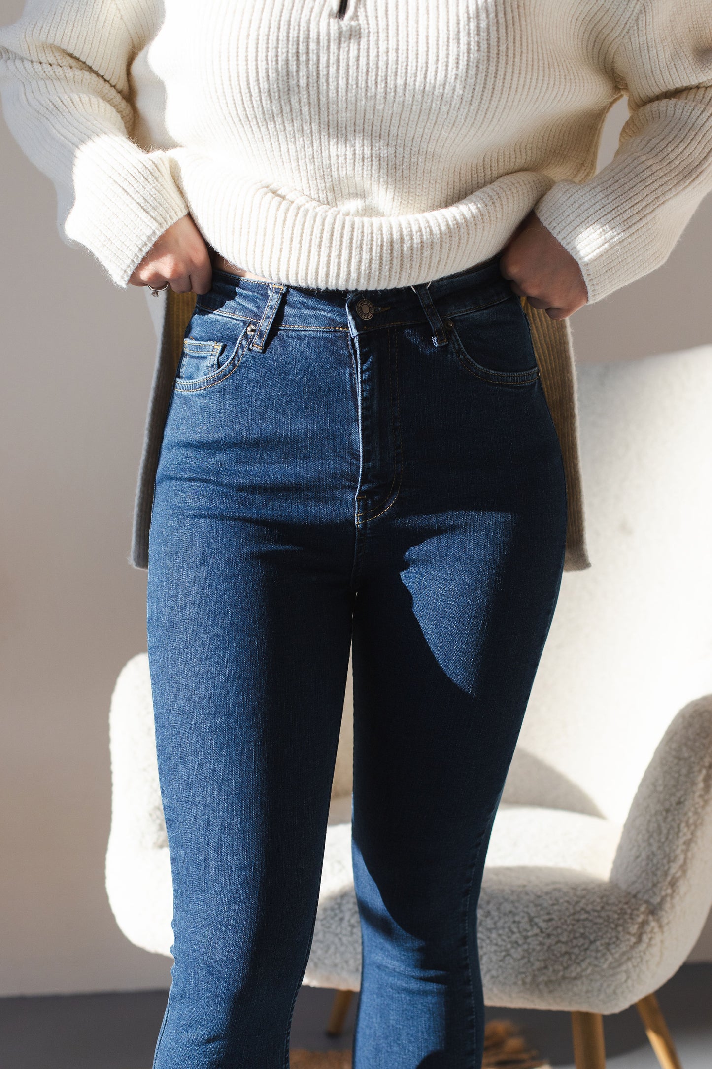 Джинси skinny сині