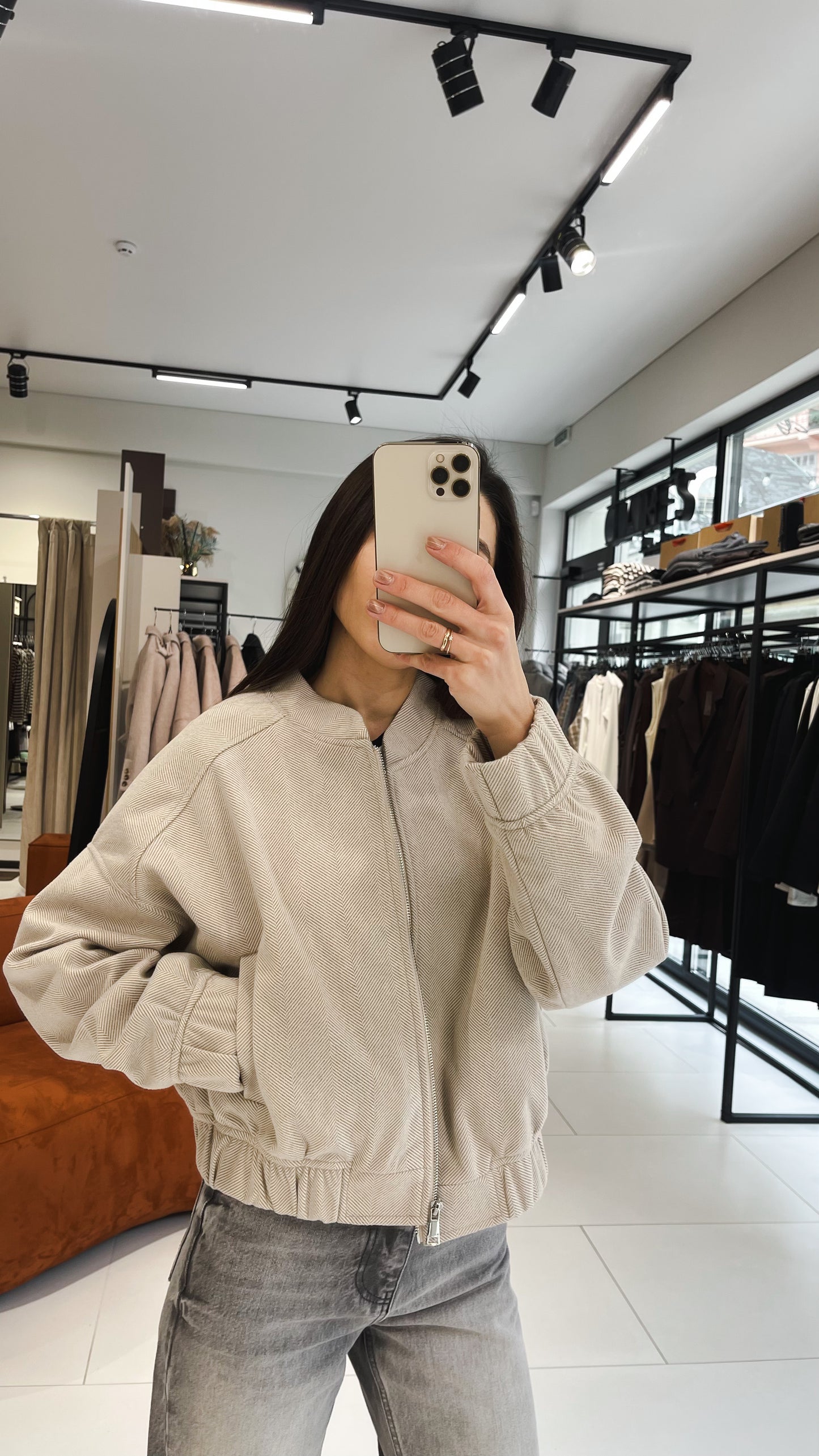 Бомбер з кашеміру