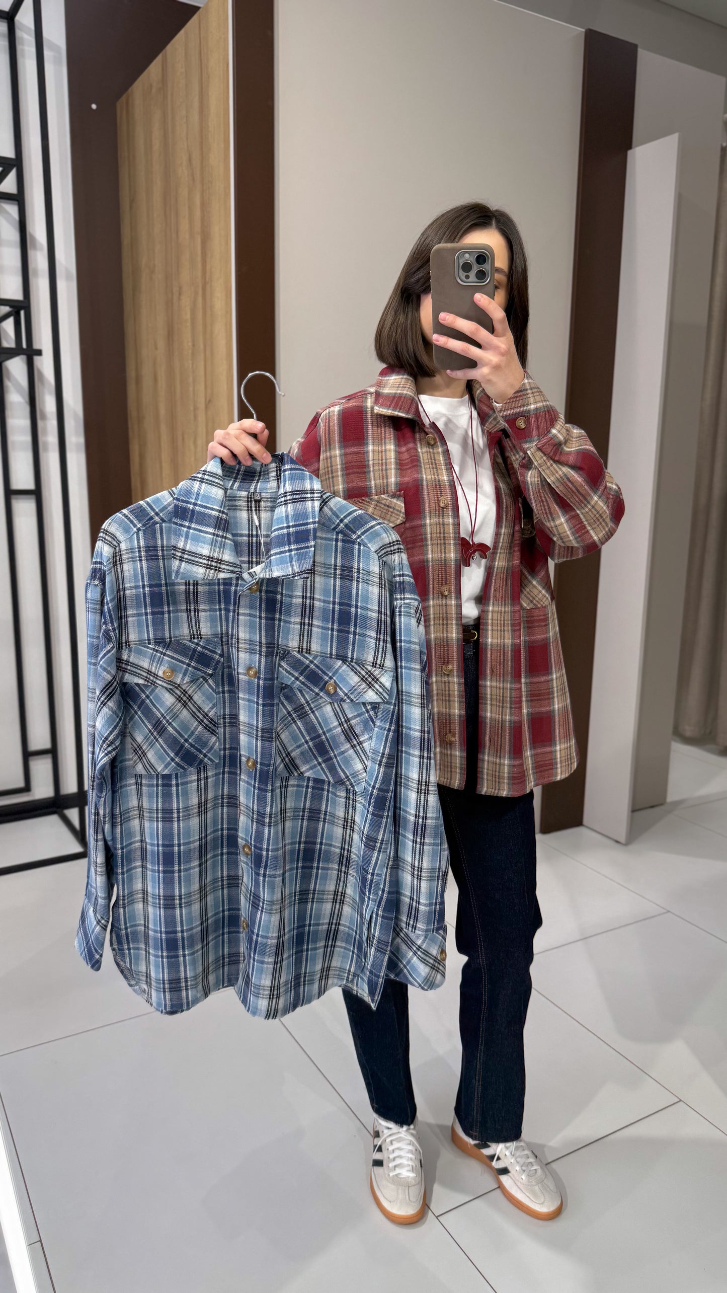 Сорочка в клітинку