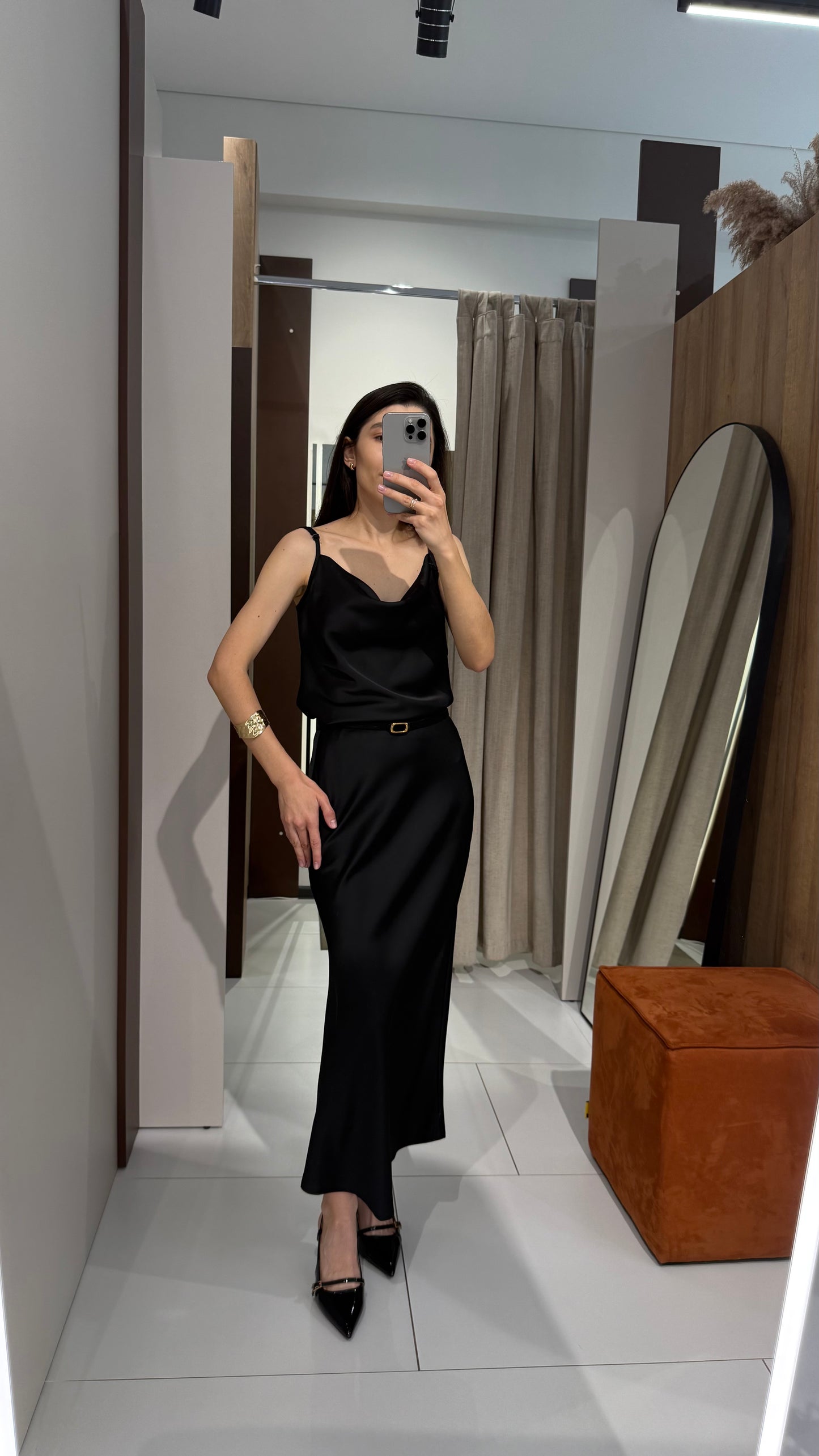 Сатинова спідниця