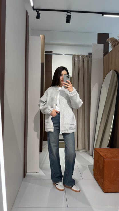 Бомбер з вовни