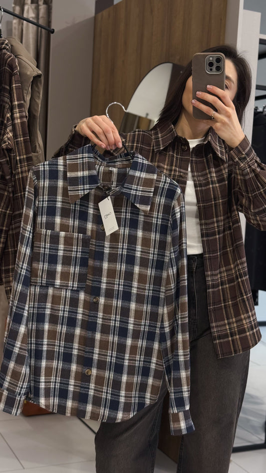 Сорочка в клітинку