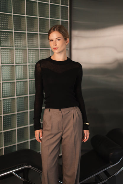 Лонгслів з сіткою