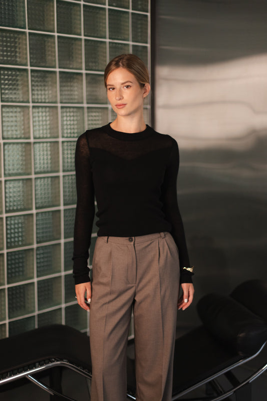 Лонгслів з сіткою