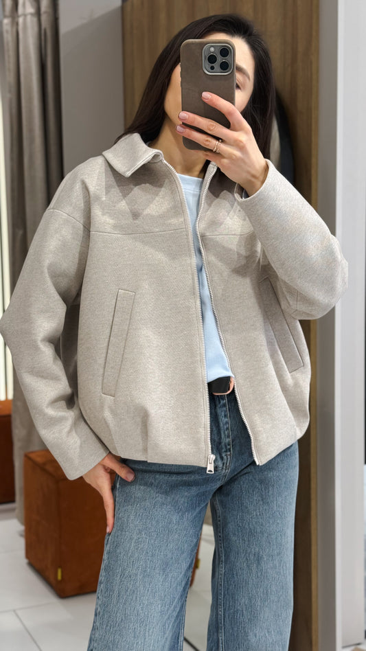 Бомбер з вовни