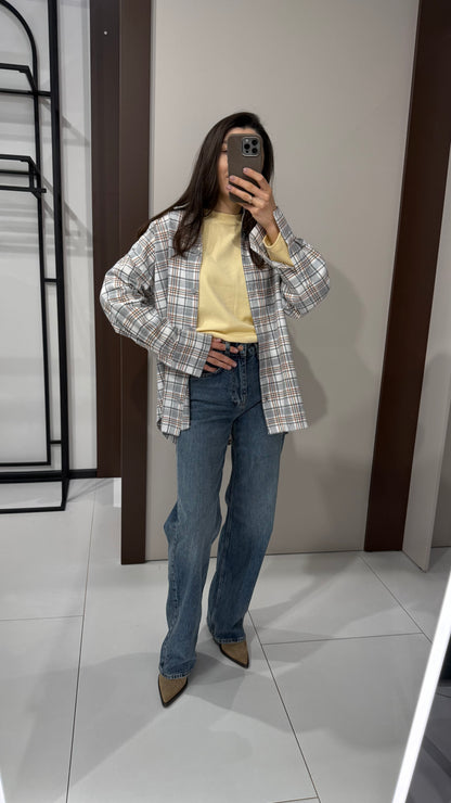 Джинси сині wide leg