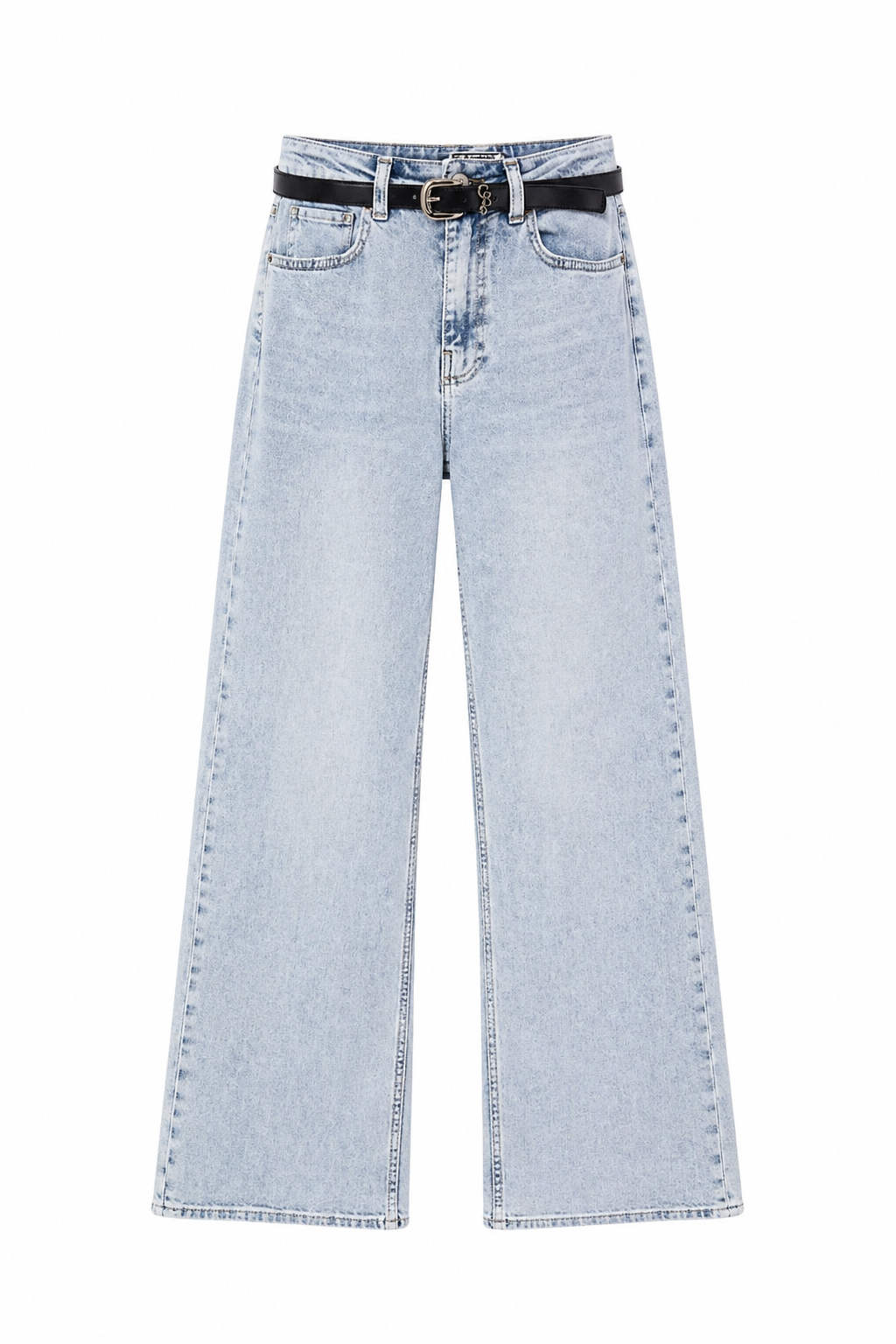 Джинси wide leg blue