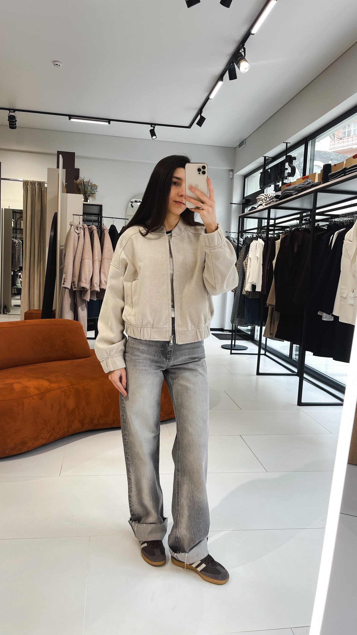 Бомбер з кашеміру