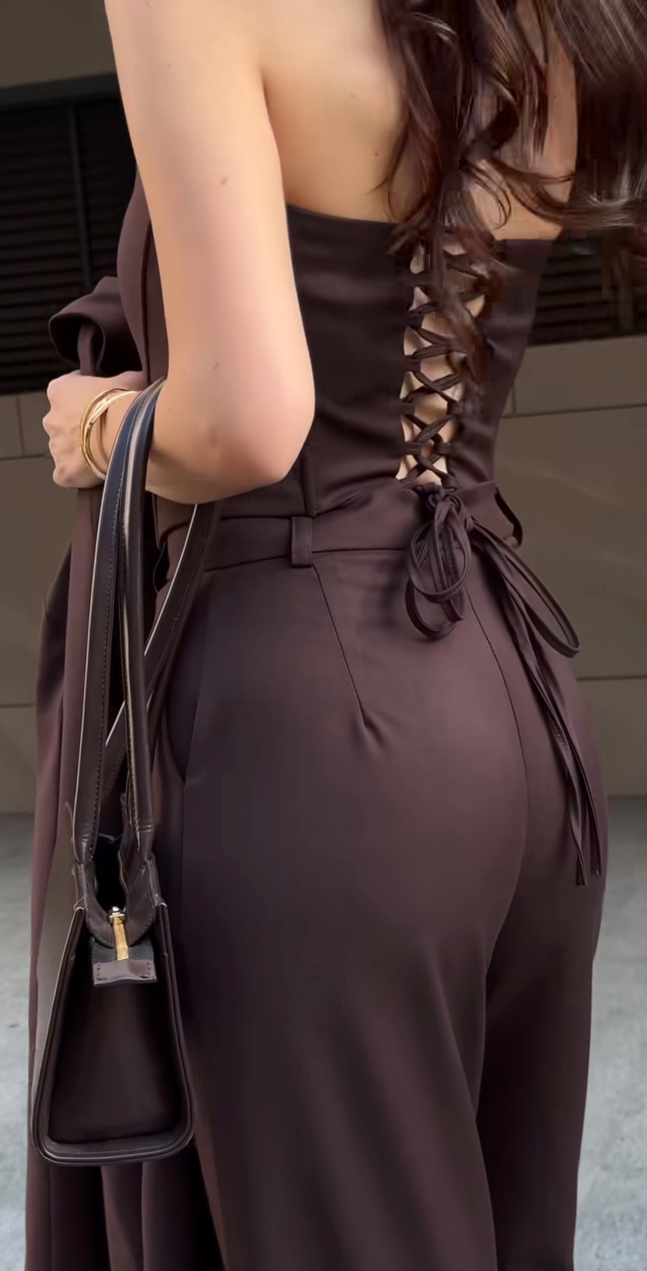 Корсет шоколадний