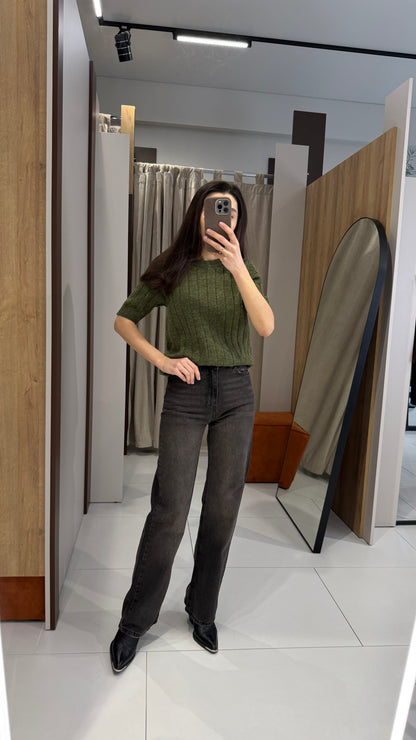 Джинси сіро-коричневі