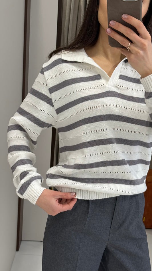 Поло в смужку