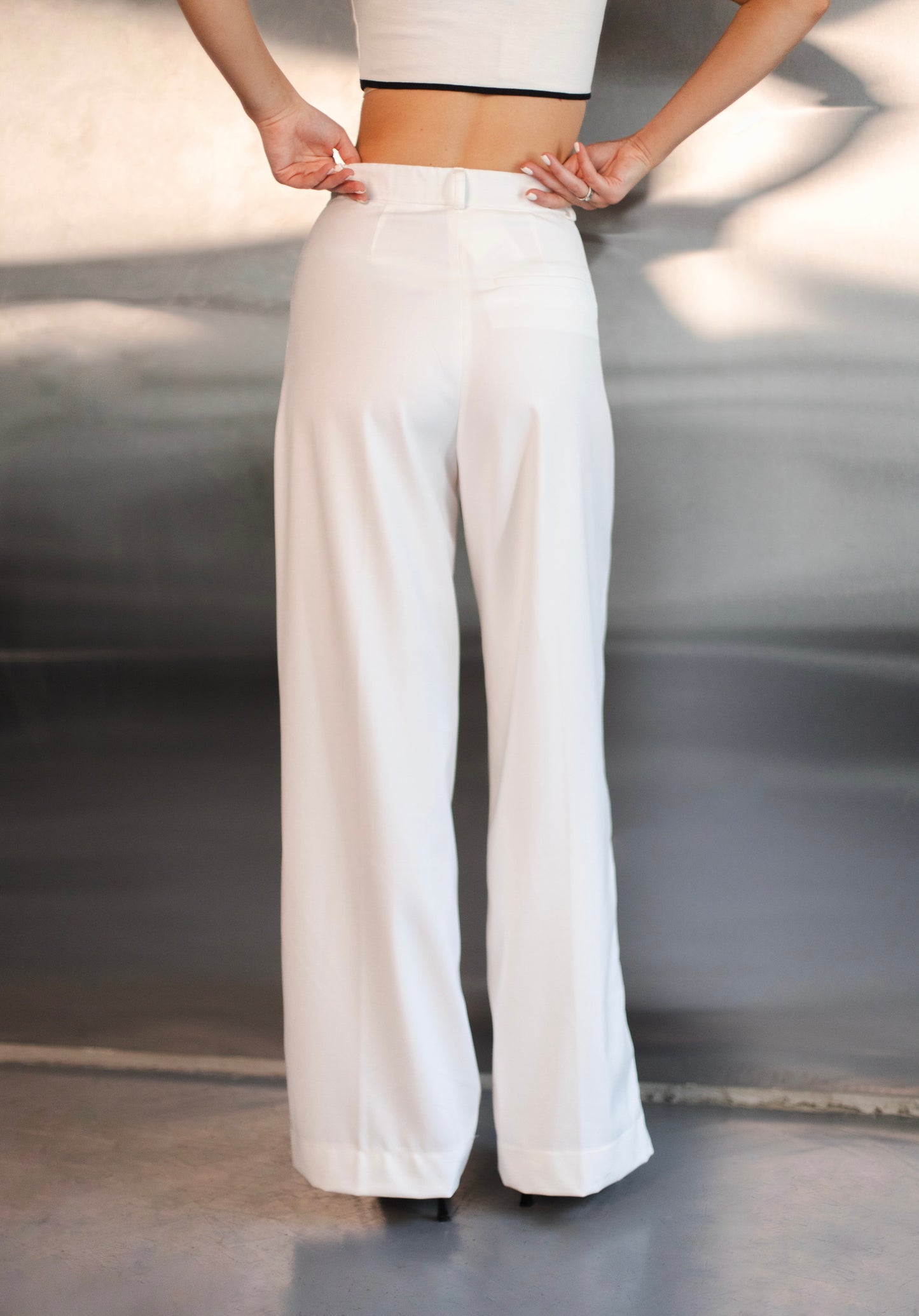 Штани палацо з костюмки