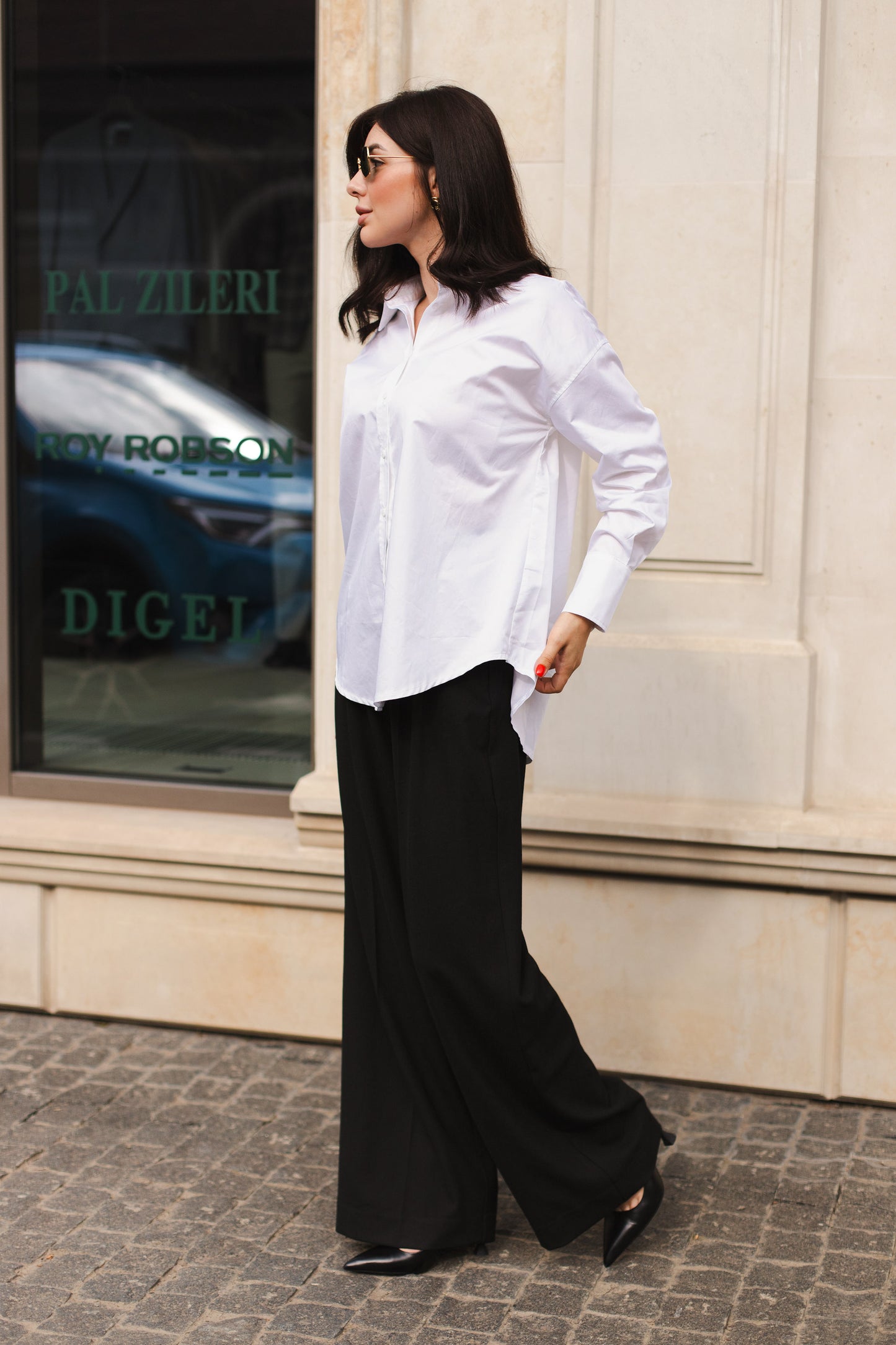 Штани з щільної костюмки