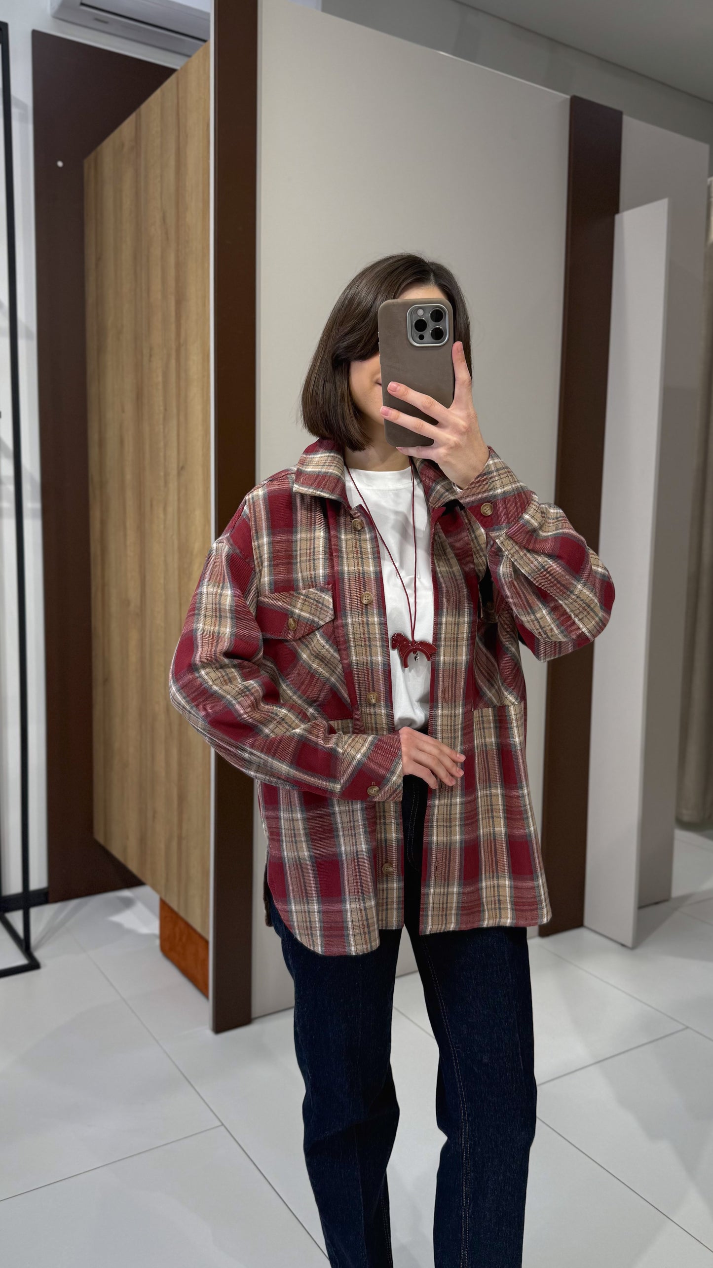 Сорочка в клітинку