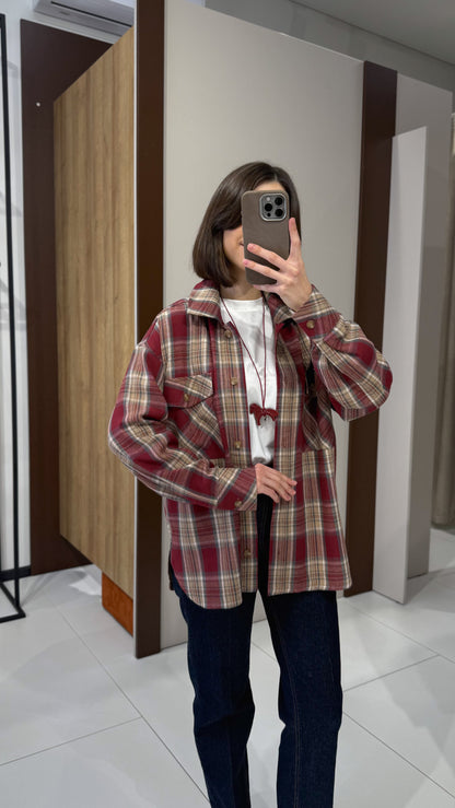 Сорочка в клітинку