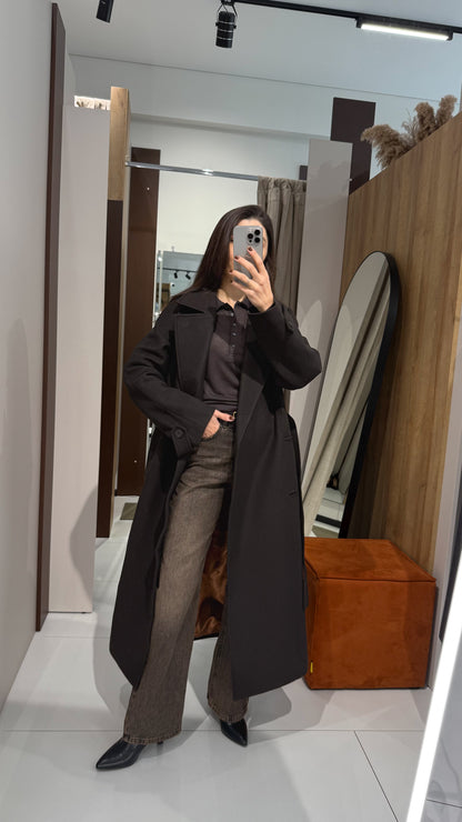 Пальто на запах з кашеміру