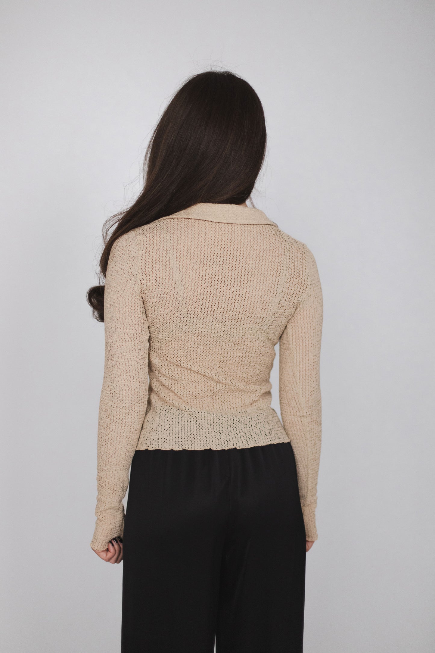 Лонгслів з драпіруванням