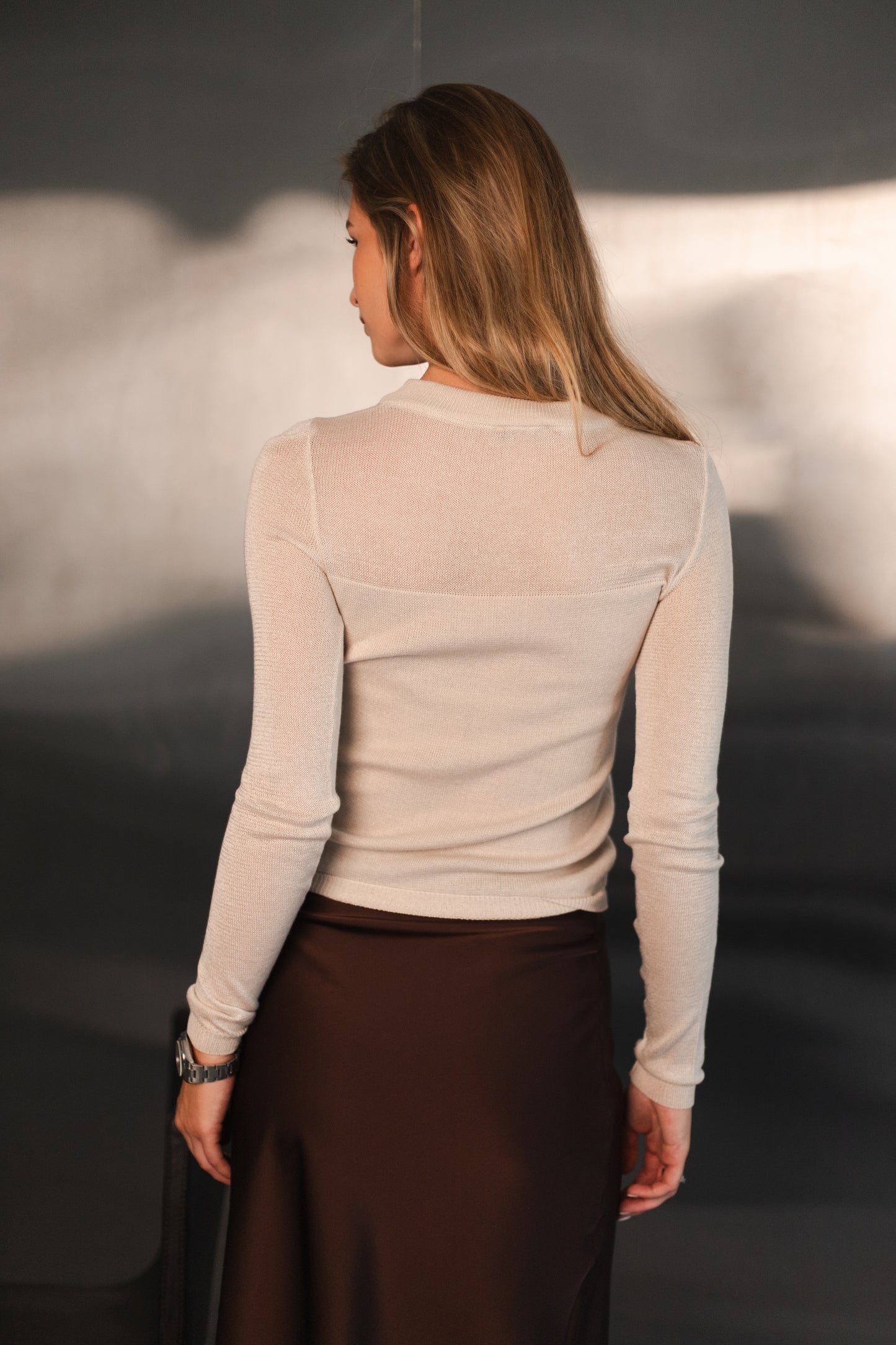 Лонгслів з сіткою