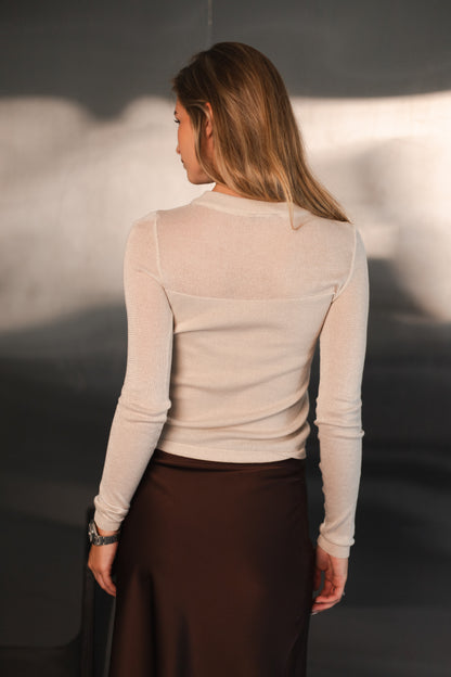 Лонгслів з сіткою