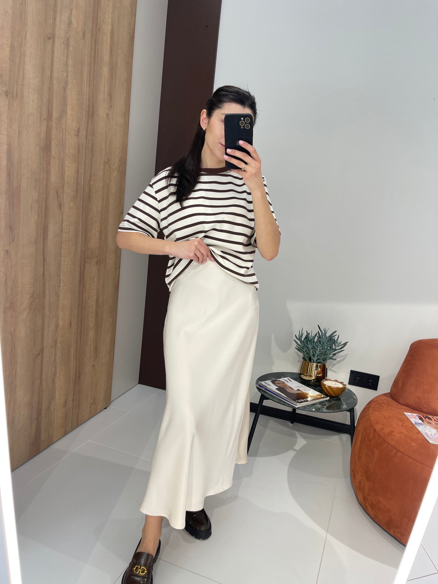 Сатинова спідниця