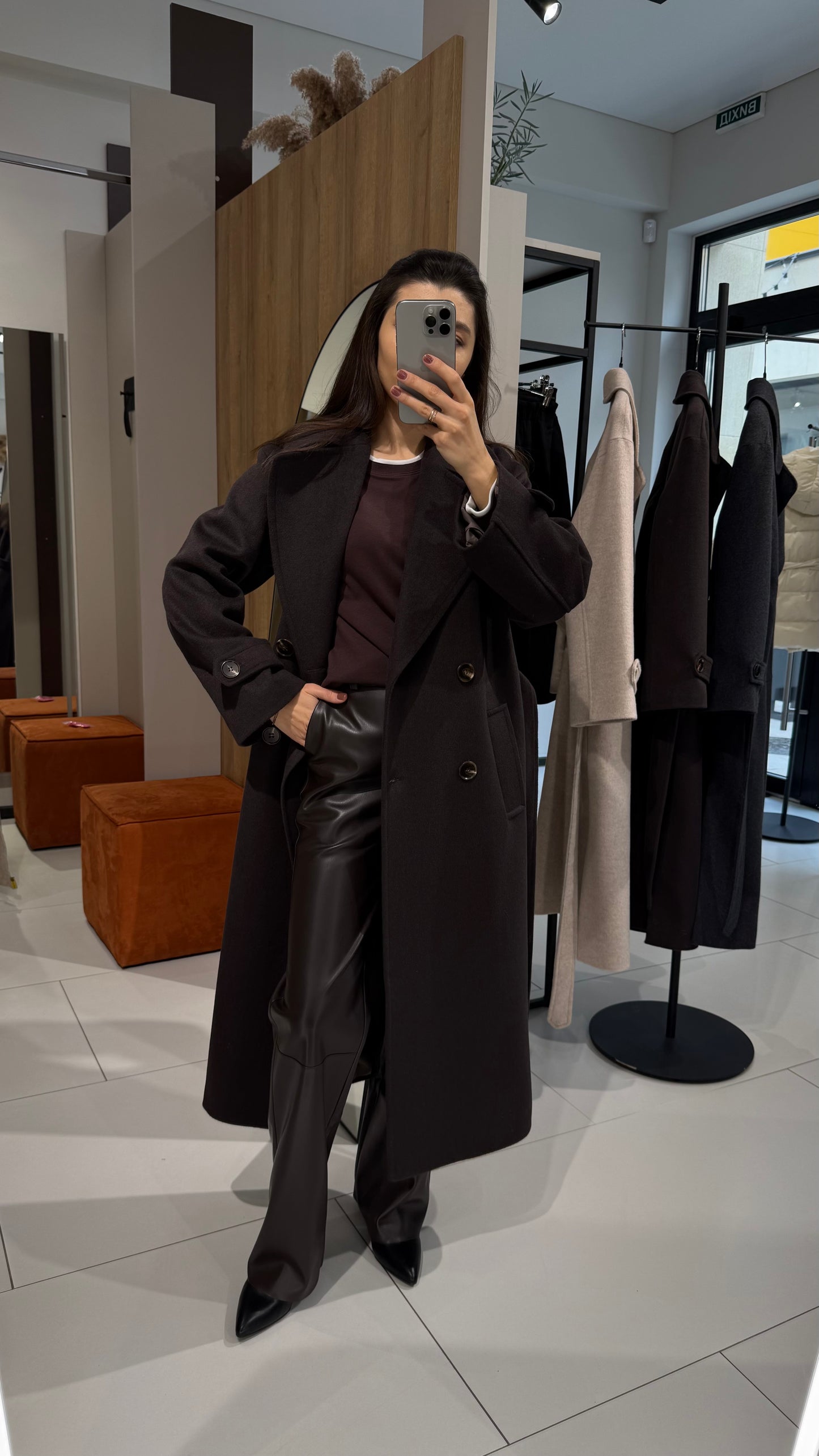 Пальто двобортне новинка