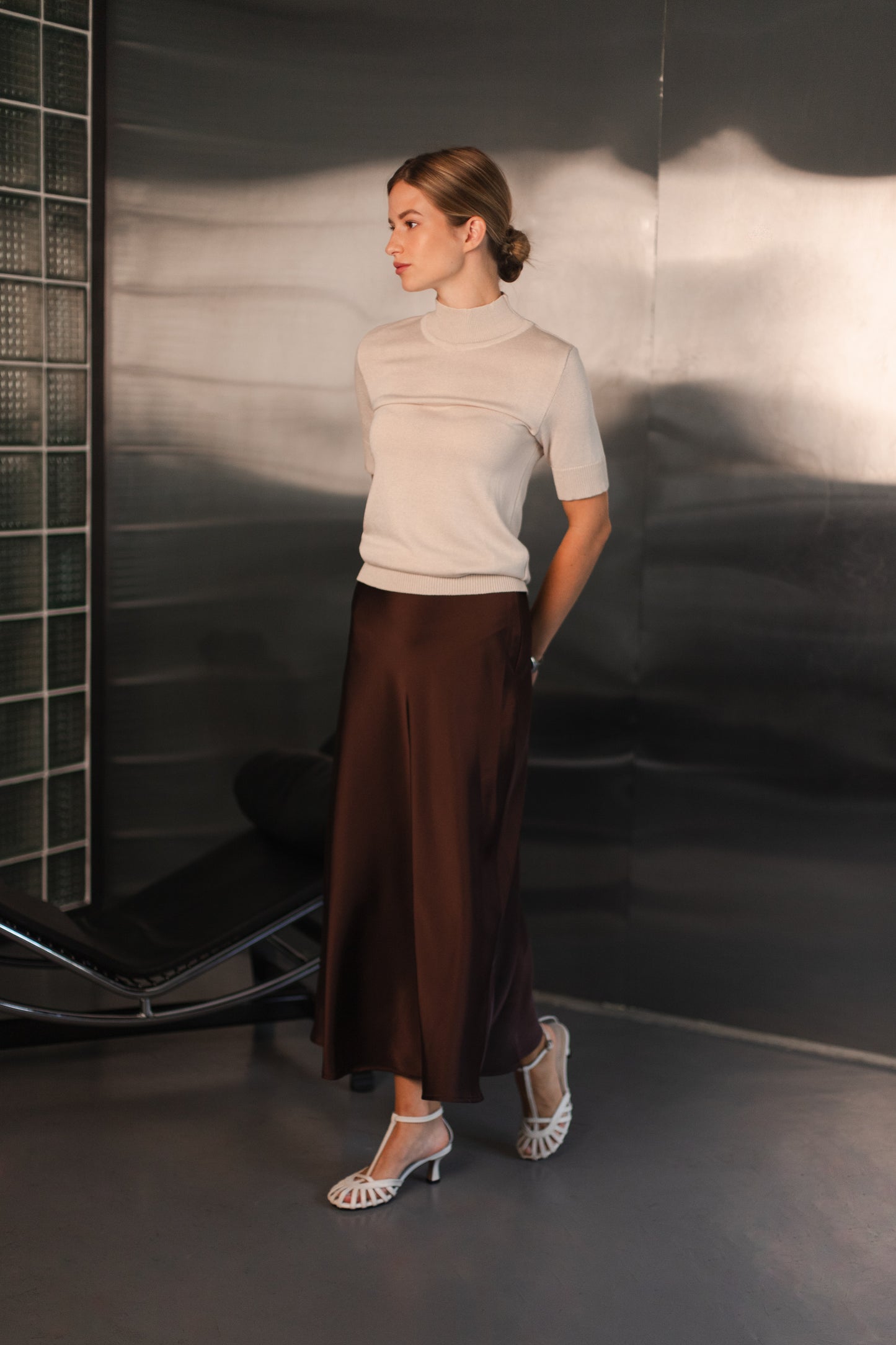 Сатинова спідниця