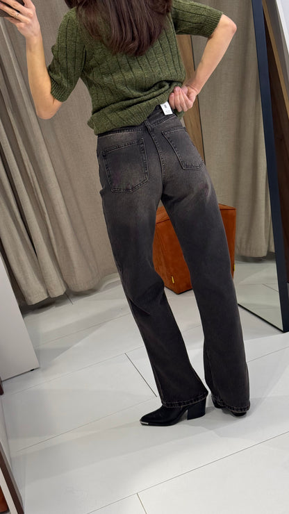 Джинси сіро-коричневі